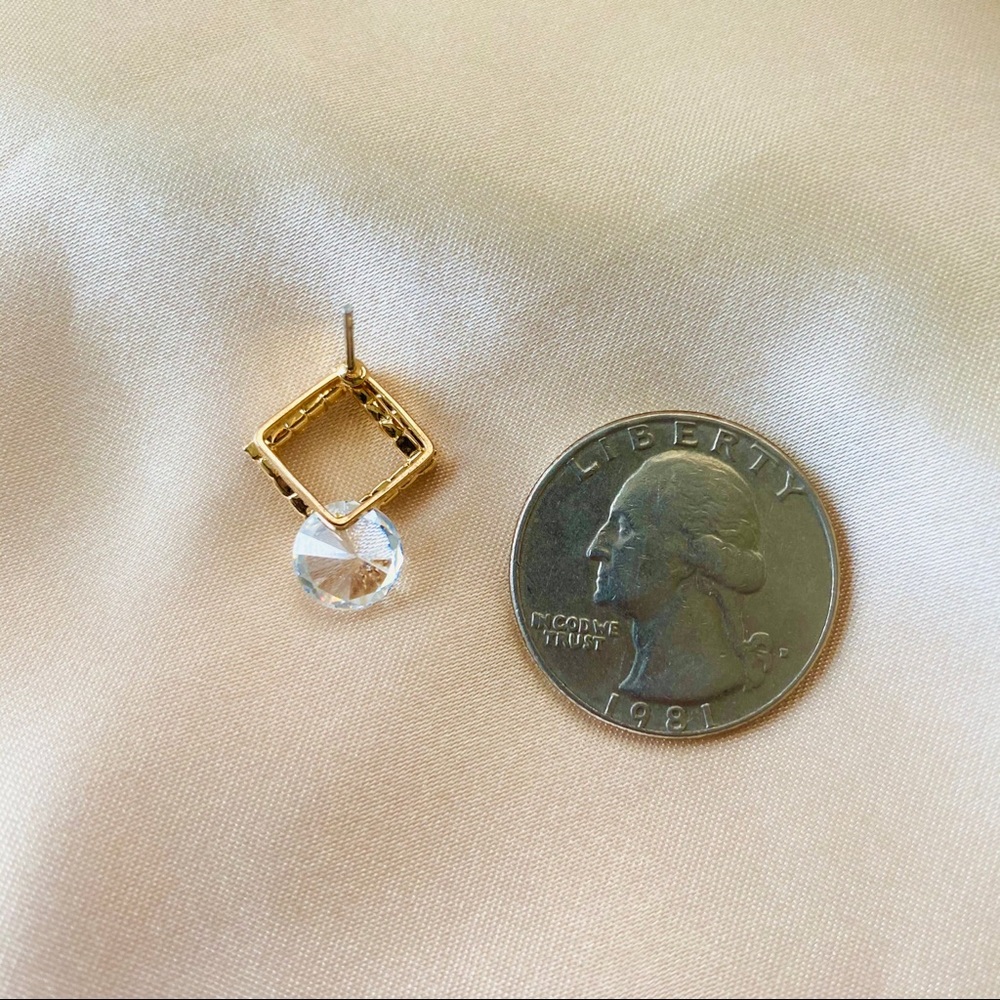 Rhinestone Geometric Stud Earrings - Picture 5 of 5